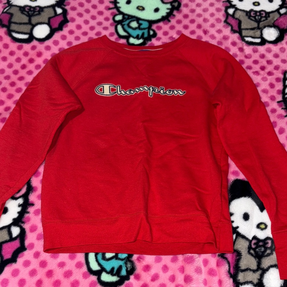 Champion Bright Red Hoodie